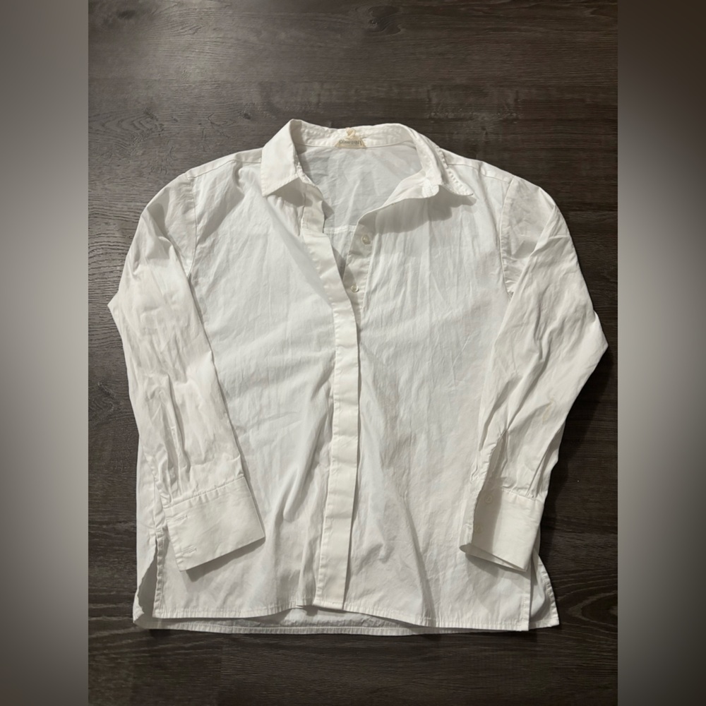 Classic White Button Down Shirt